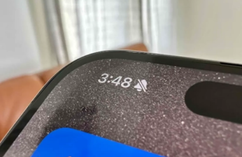 武定苹果15pro维修站分享如何隐藏iPhone15Pro上静音铃声图标 