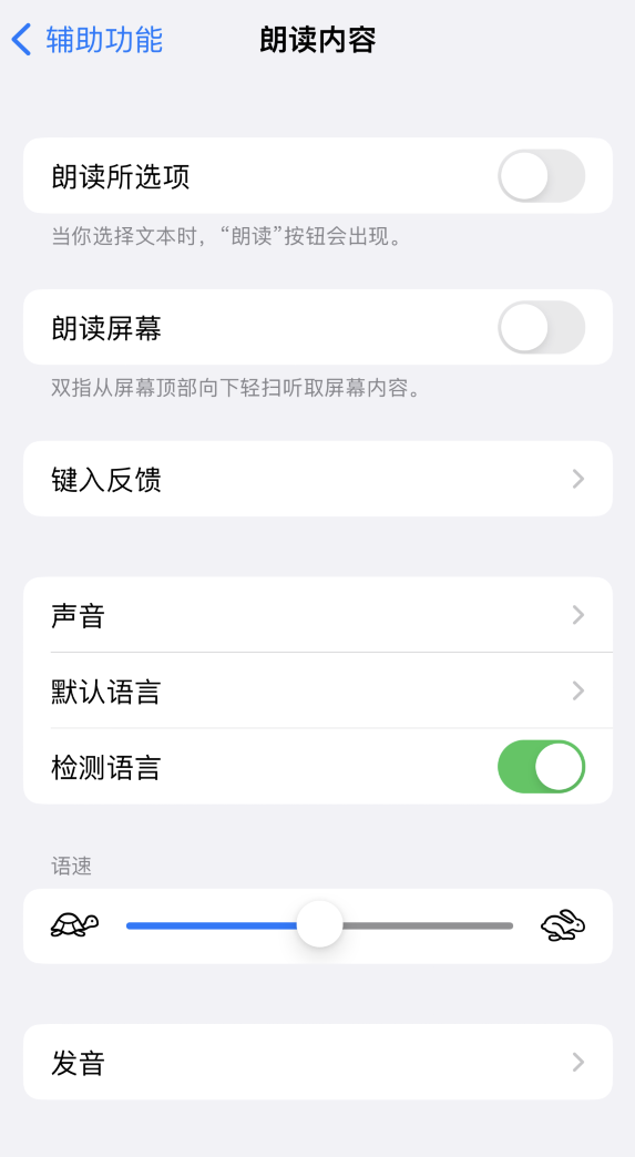 武定苹果服务网点分享iOS 16 小技巧：让 iPhone 朗读屏幕上的内容或所选择的文本 
